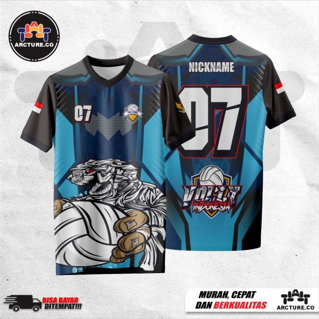 Jersey Volly/Jersey Volly Custom Desain Sport