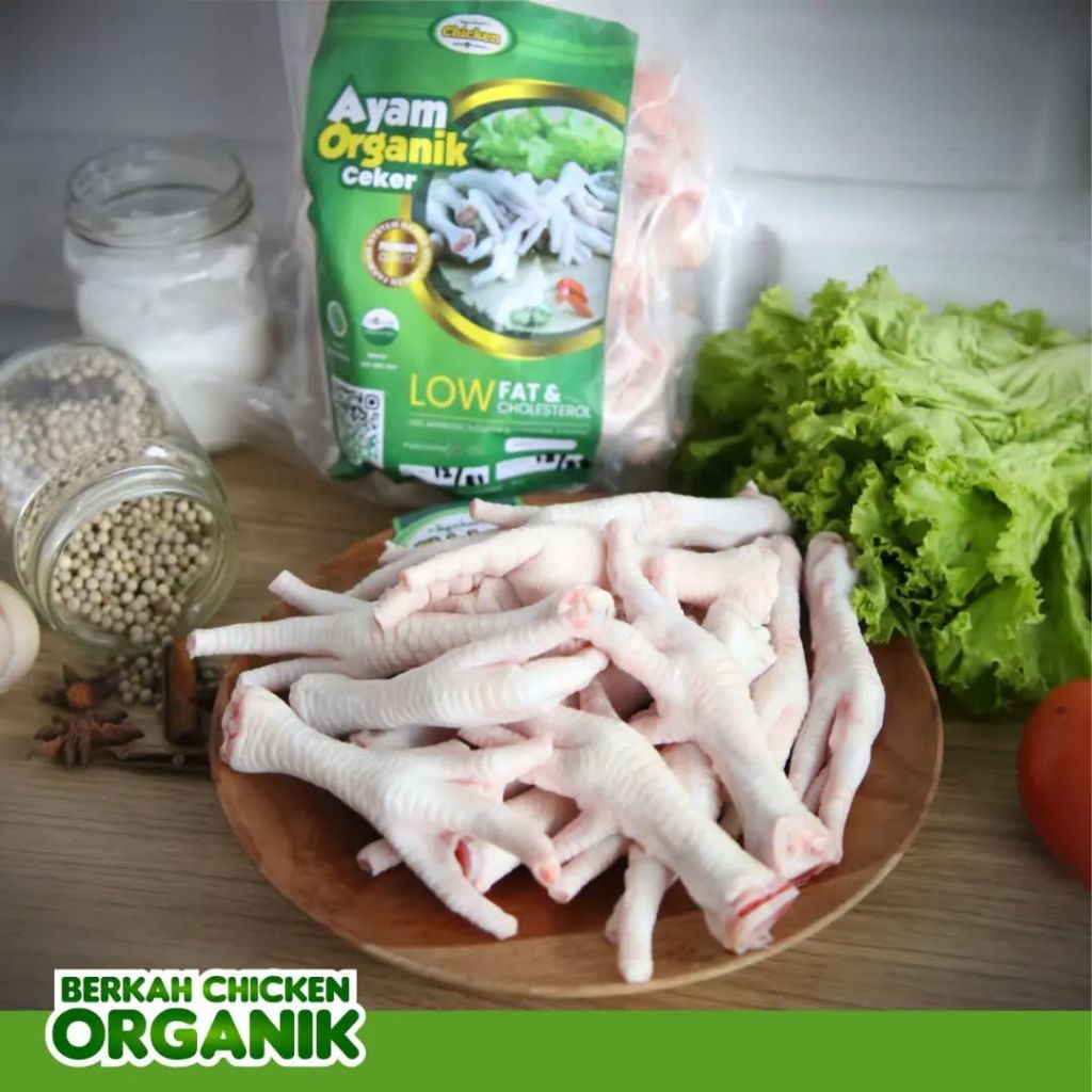 

Ceker Ayam Organik Berkah Chicken | Certified Organic | Berkah Chicken Organic | Ayam Sehat | Ayam Berkah | Organik Probiotik | It's Superfood | Superfood Store