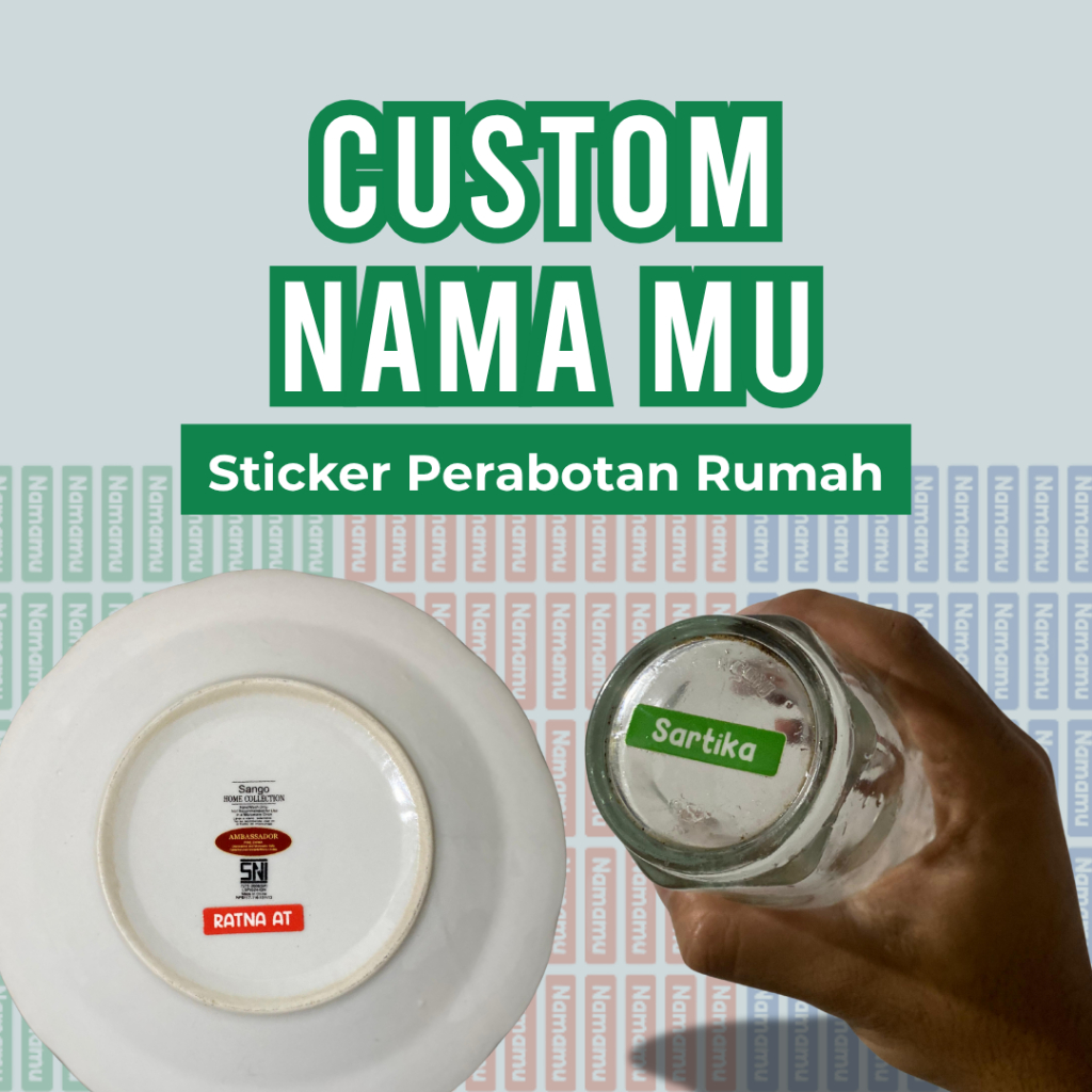 

Custom Stiker Nama Timbul Custom Nama Perabotan Sticker Piring Sticker Sendok Sticker UV DTF – 50/100 Pcs (Piring, Sendok, Garpu) | Premium & Tidak Mudah Lepas