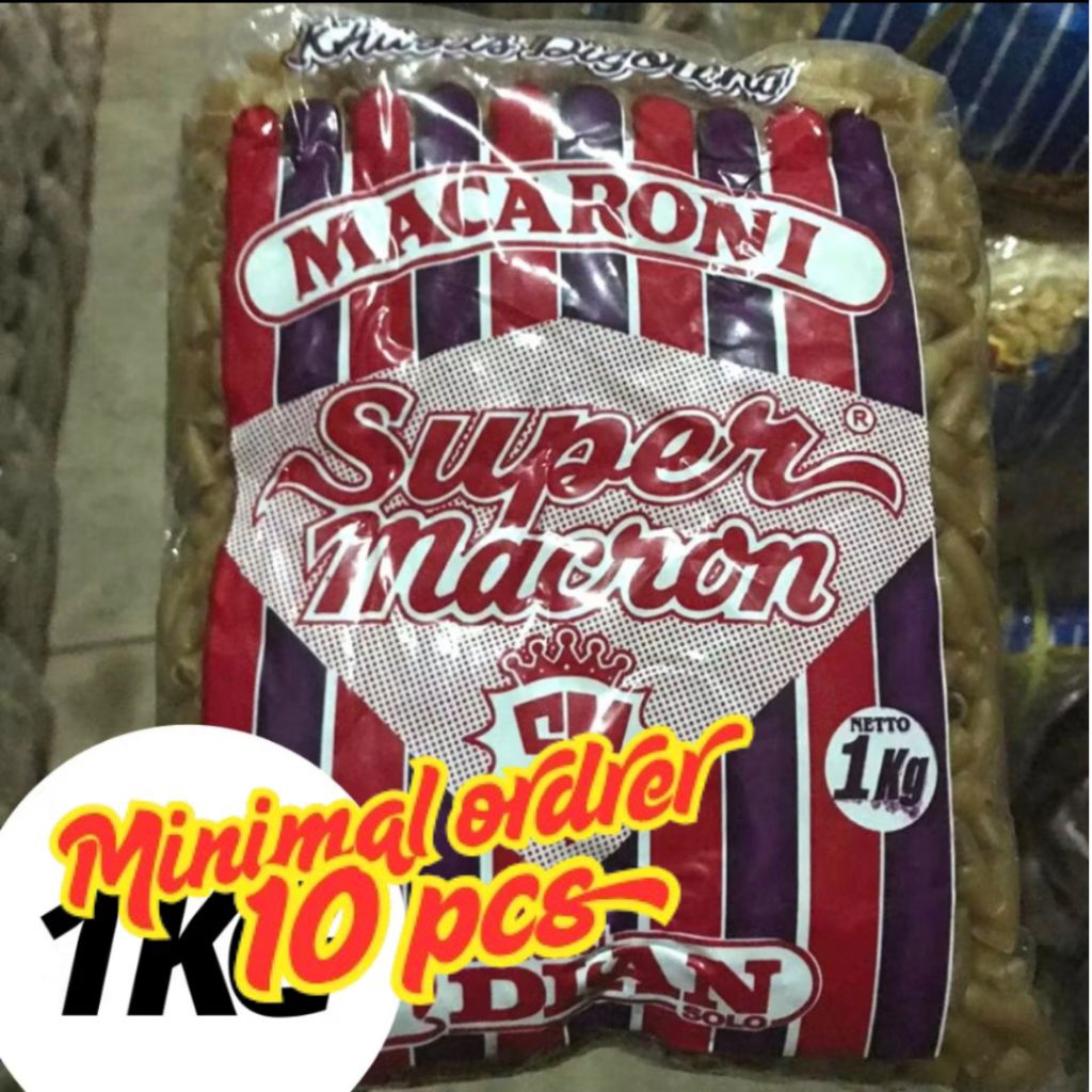 

MAKRONI MEKAR MURAH / MAKRONI MURAH / MAKARONI MENTAH / MAKARONI MEKAR COKLAT SUPER MAKRON 1 KG (minimal 10 pcs)