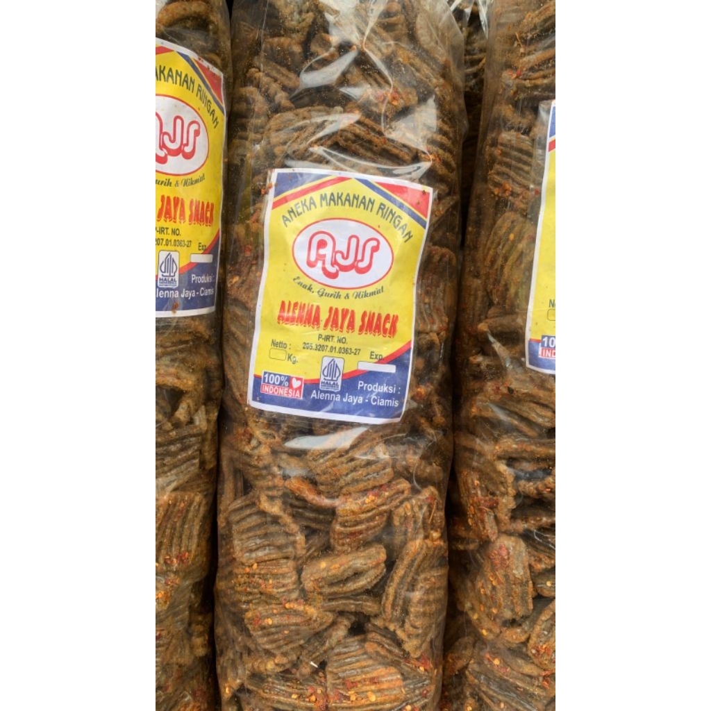 

Keripik Seblak Jengkol Pedas Cemilan Viral enak gurih pedas