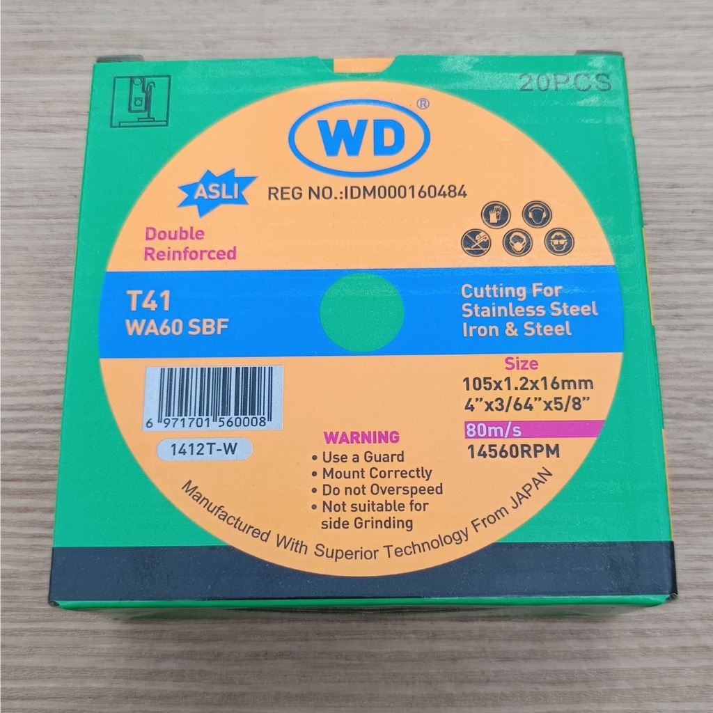 MATA GERINDA POTONG WD 4 INCH / GERINDA POTONG BESI 100% ORIGINAL