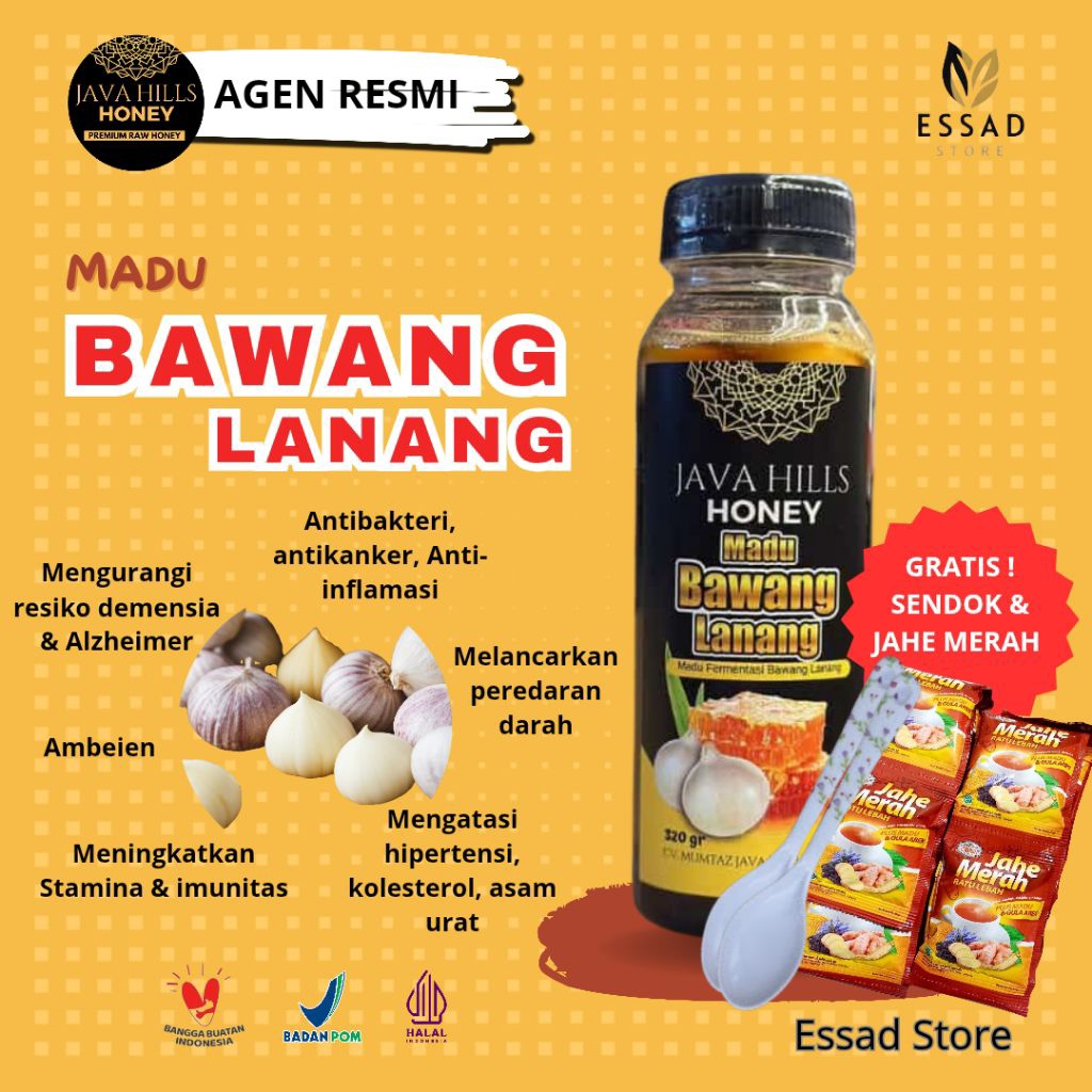 

Madu Bawang Lanang Tunggal Java Hills Honey Fermentasi Madu Herbal Javahills Honey