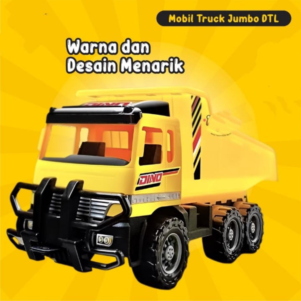 MAINAN ANAK MURAH.... MAINAN ANAK MOBIL TRUK PASIR SUPER JUMBO ( BISA DINAIKI )
