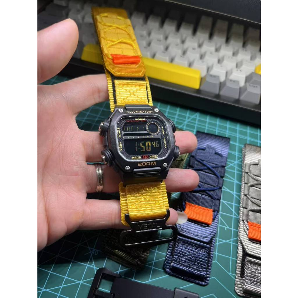 Modified Jam Tangan Pria MOD Casio DW 291H Jam Casio Murah Original LIMITED EDITION KANVAS MILITARY 