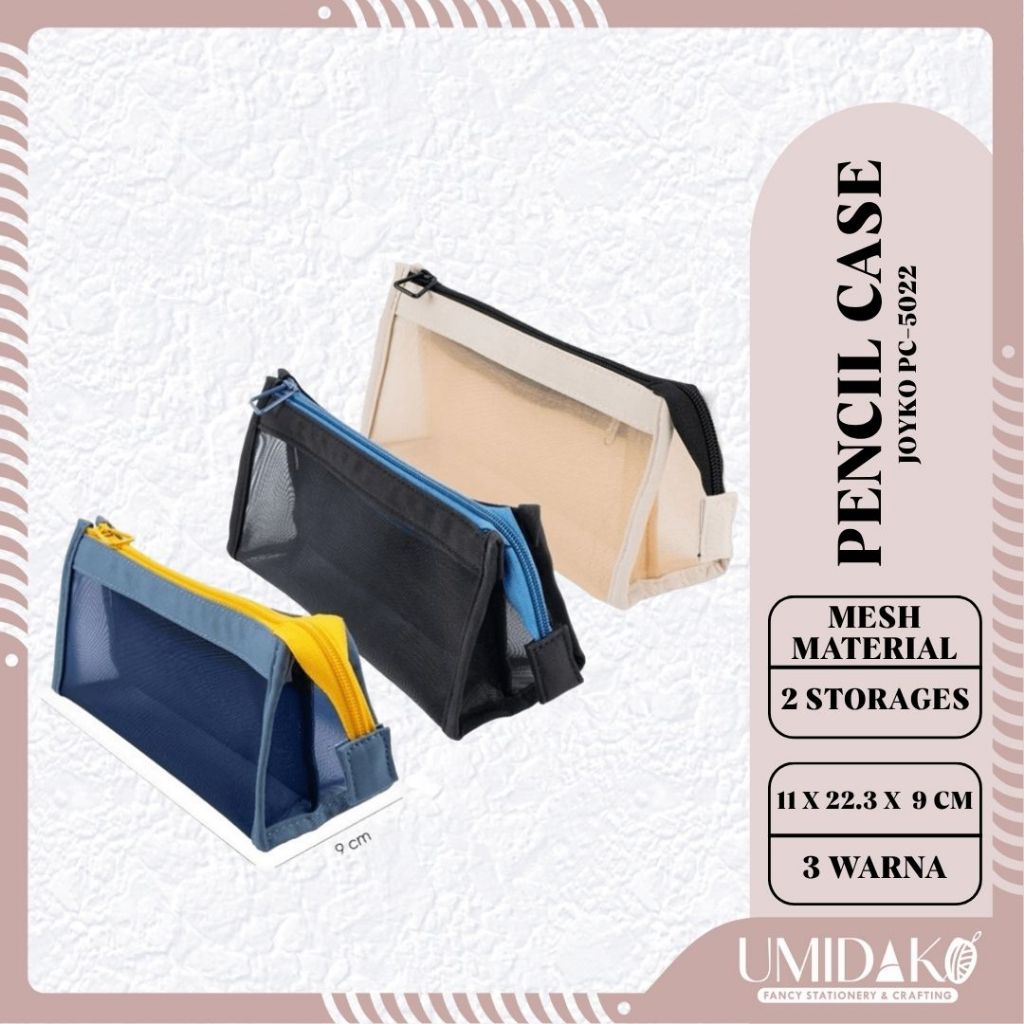 

PENCIL CASE / TEMPAT PENSIL JARING / TEMPAT PENSIL / 2 TEMPAT / JOYKO MULTILAYER / TEPAK