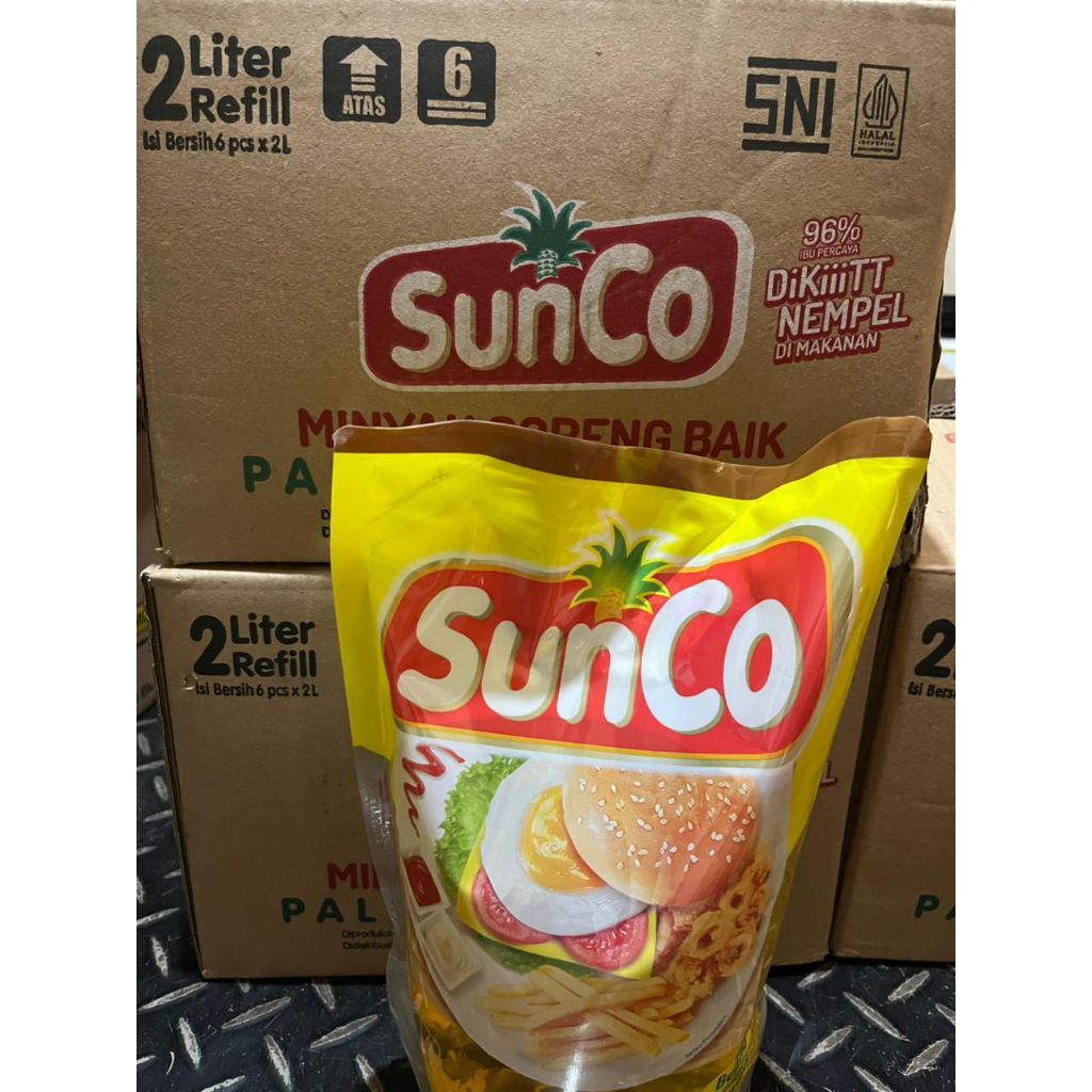 

Minyak Goreng Sunco 2L 1karton (maksimal pembelian 1karton)