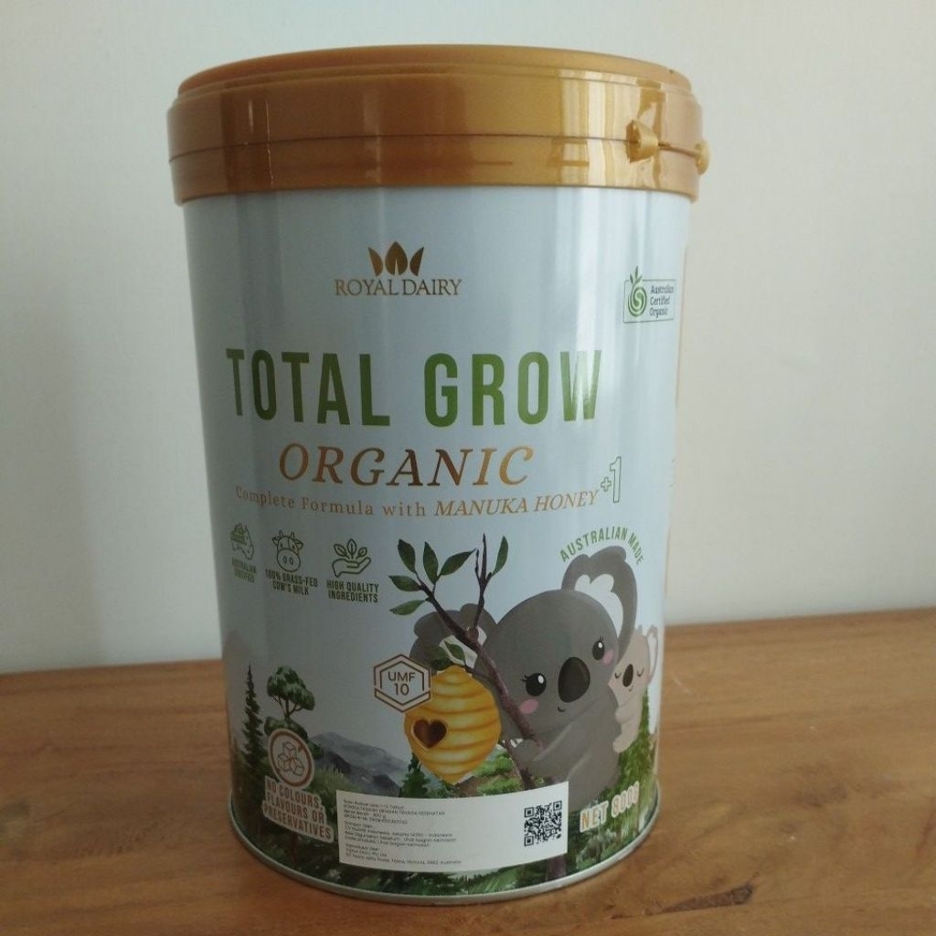 

KALENG BEKAS susu total grow organic