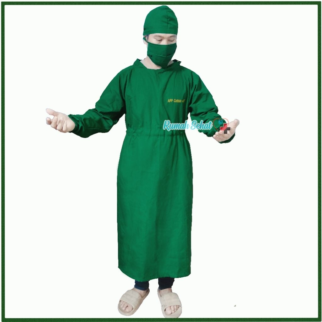 BAJU OPERASI SURGICAL GOWN OPERASI JUBAH OPERASI GRADE A