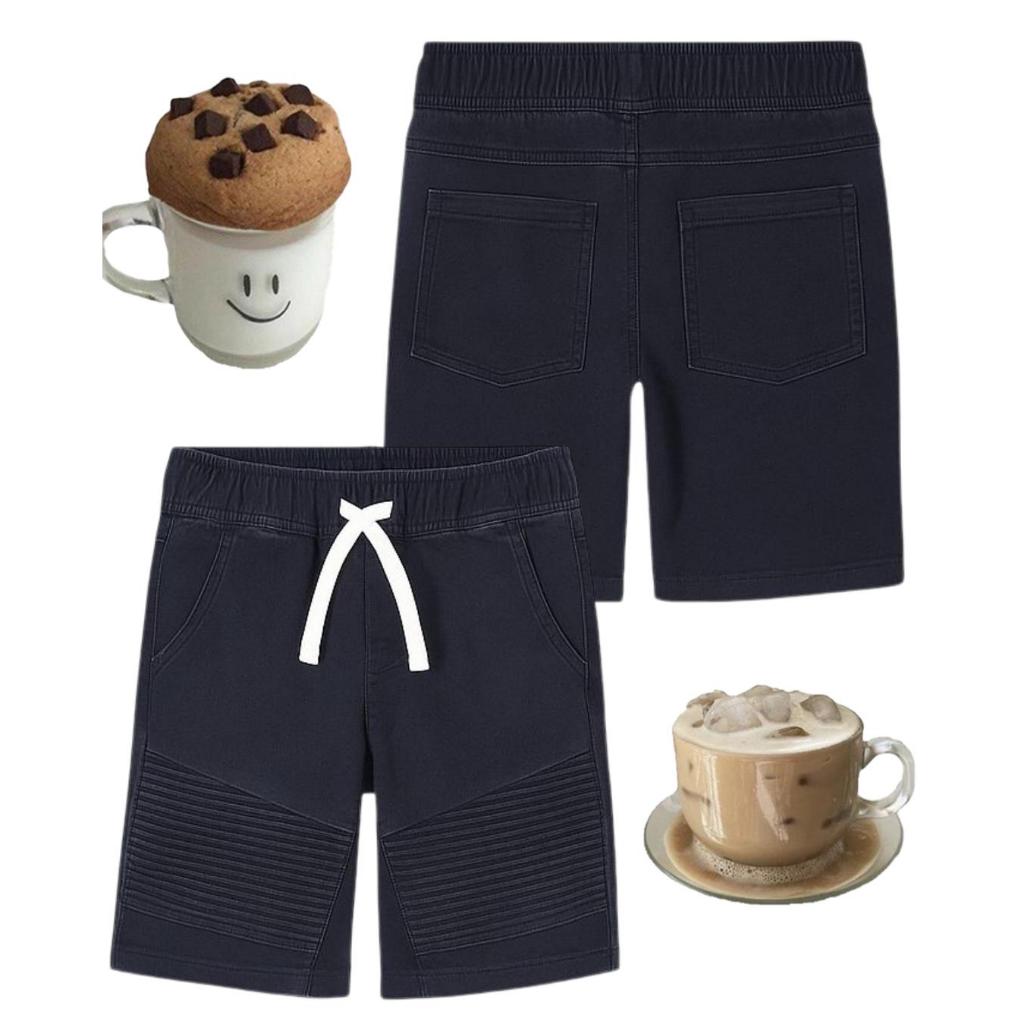 [17578] Anko Celana Jeans Pendek Anak Cowok Jeans Karet kids boys remaja teens warna hitam