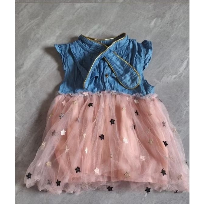 Preloved Baju Bayi Gaun Pesta Aqiqoh Newborn