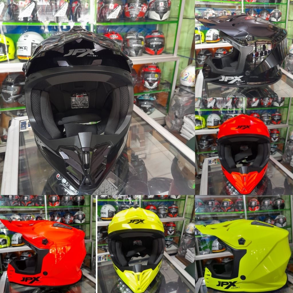 HELM CROSS ANAK || JPX CROSS FOX2  JR SOLID ORIGINAL JPX