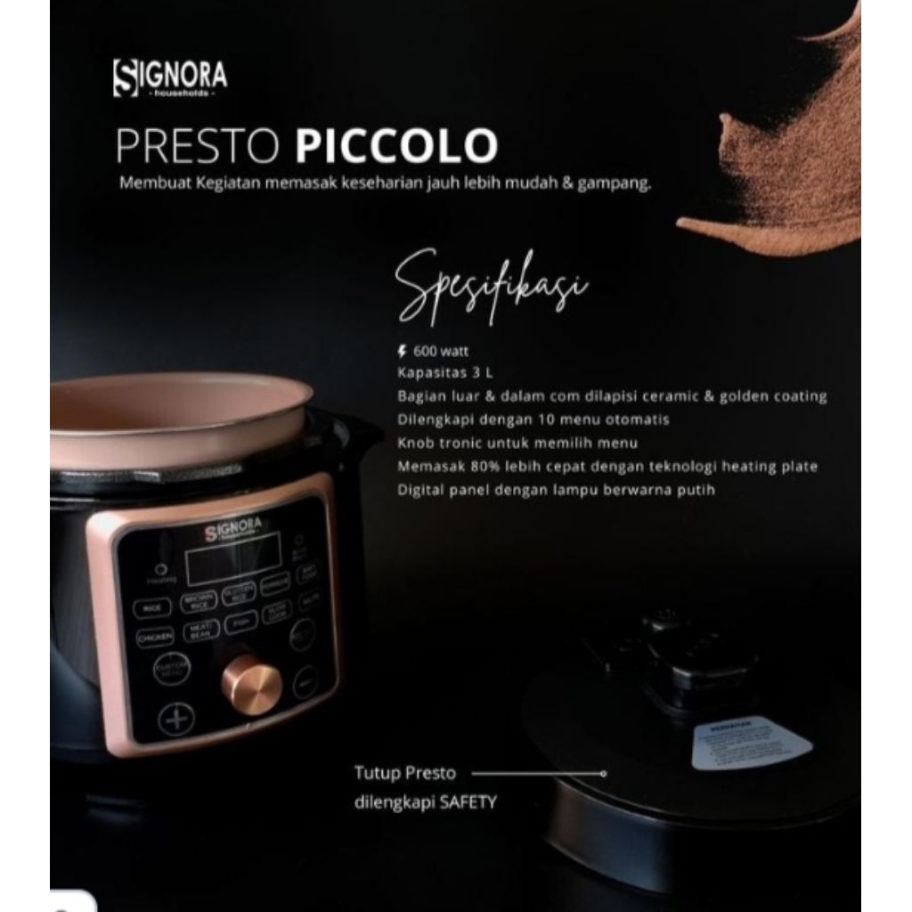 presto Piccolo Signora