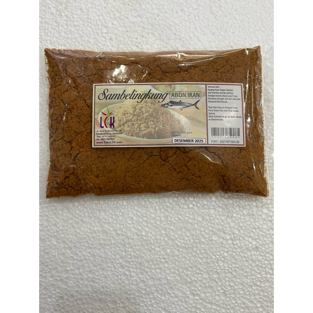 

LCK Sambellingkung Abon Ikan Tenggiri Santan Bumbu Rempah Rempah