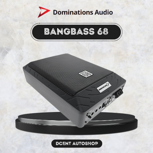 Amplifier Subwoofer Mobil - Subwoofer Dominations Bangbass 68 - 6 x 8 Inch - Subwoofer Aktif Kolong 