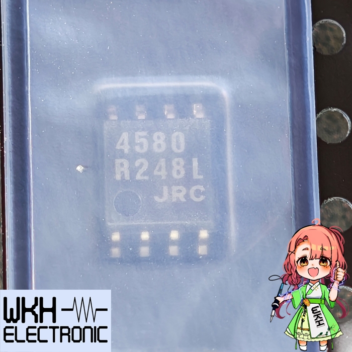 ORIGINAL JRC NJM4580M-TE1 NJM4580M NJM4580D JRC4580 DUAL OPERATIONAL AMPLIFIER SMD IC SOP8