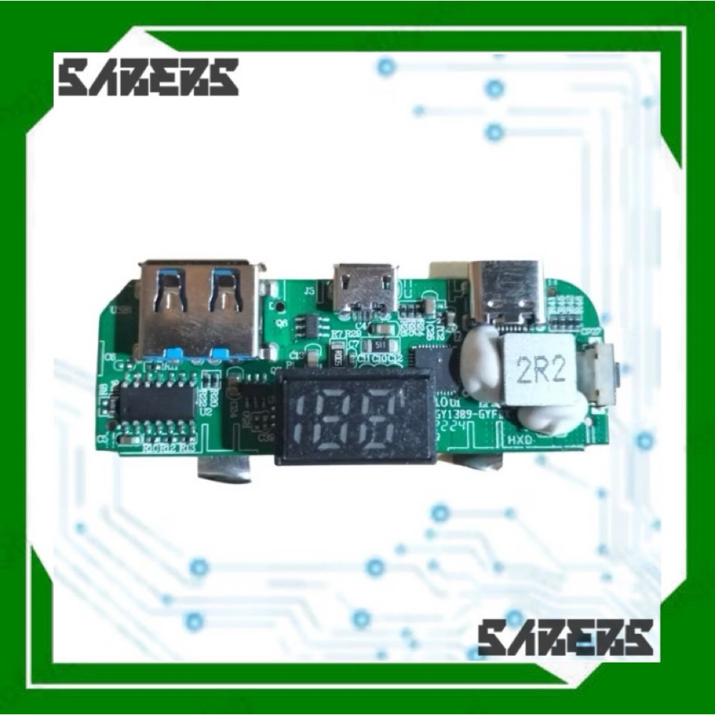 MODUL KIT POWER BANK ROBOT MODUL CHARGER ON PB FAST