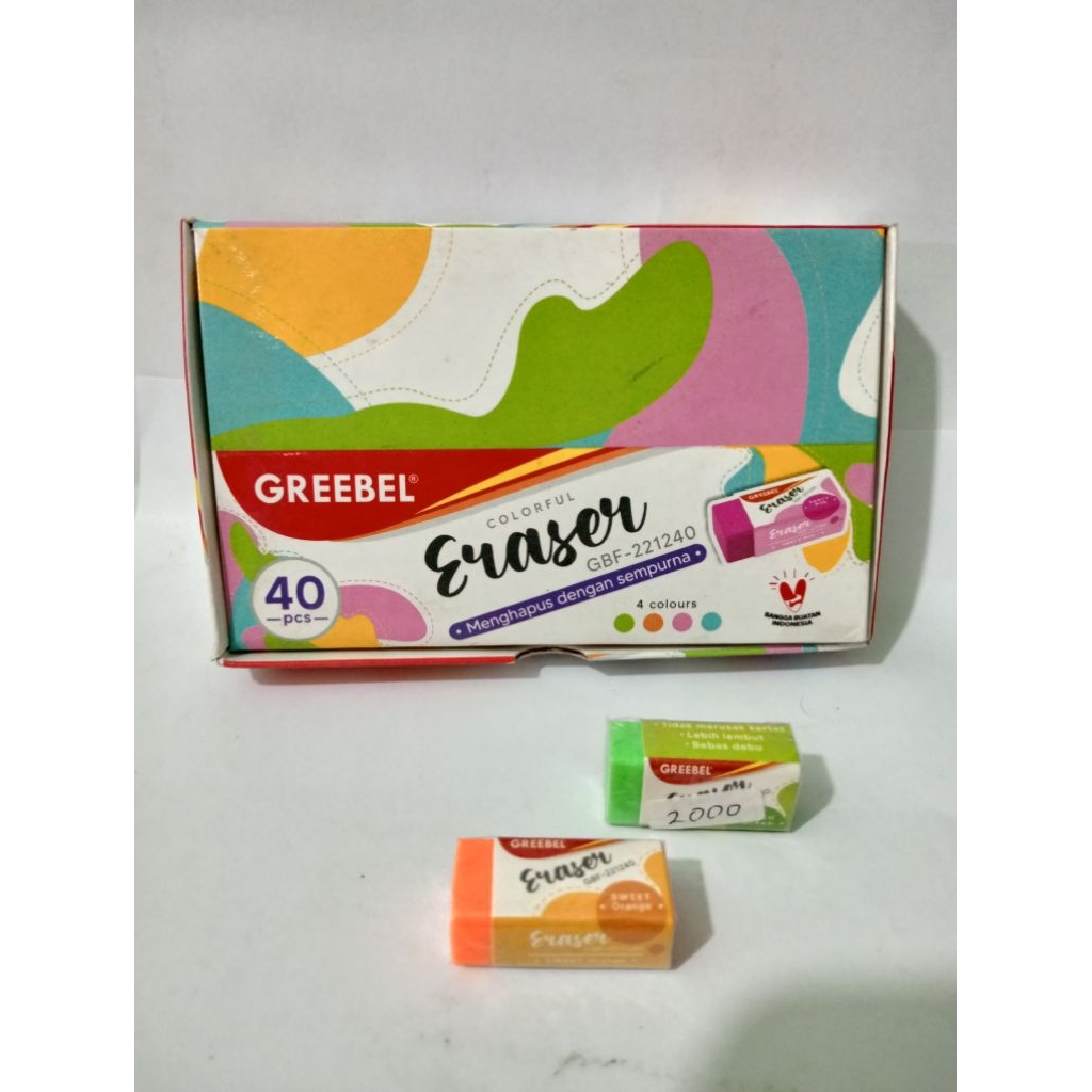 

Penghapus Greebeel Rp 2000/pcs