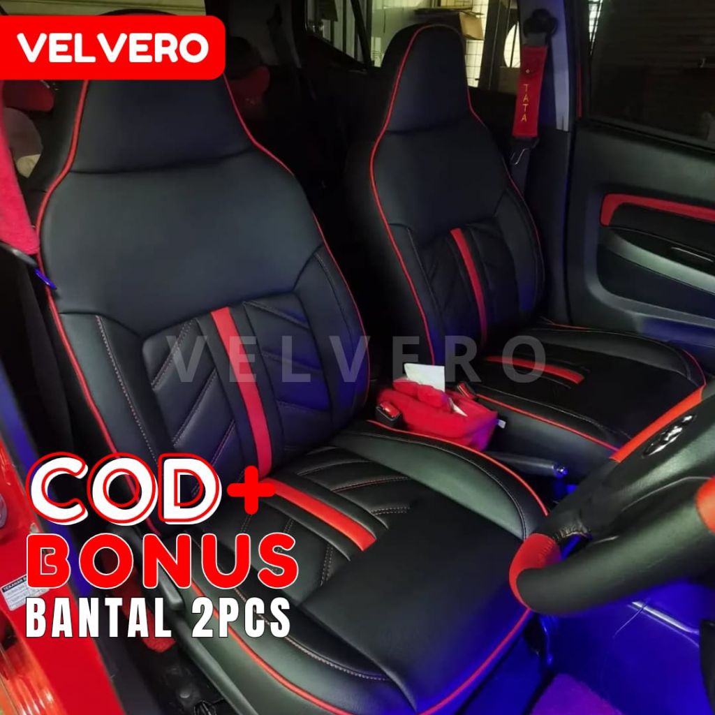 Sarung Jok Mobil Sigra Bahan Mb Tech Full Seat 3 Baris Free bantal