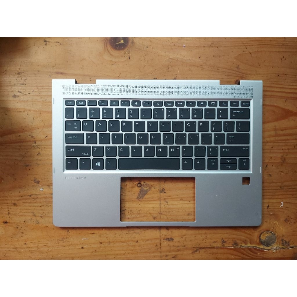 Casing tengah laptop HP Elitebook X360 735 830 G5 G6 13,3 keyboard test rusak silver L56442-001 Case