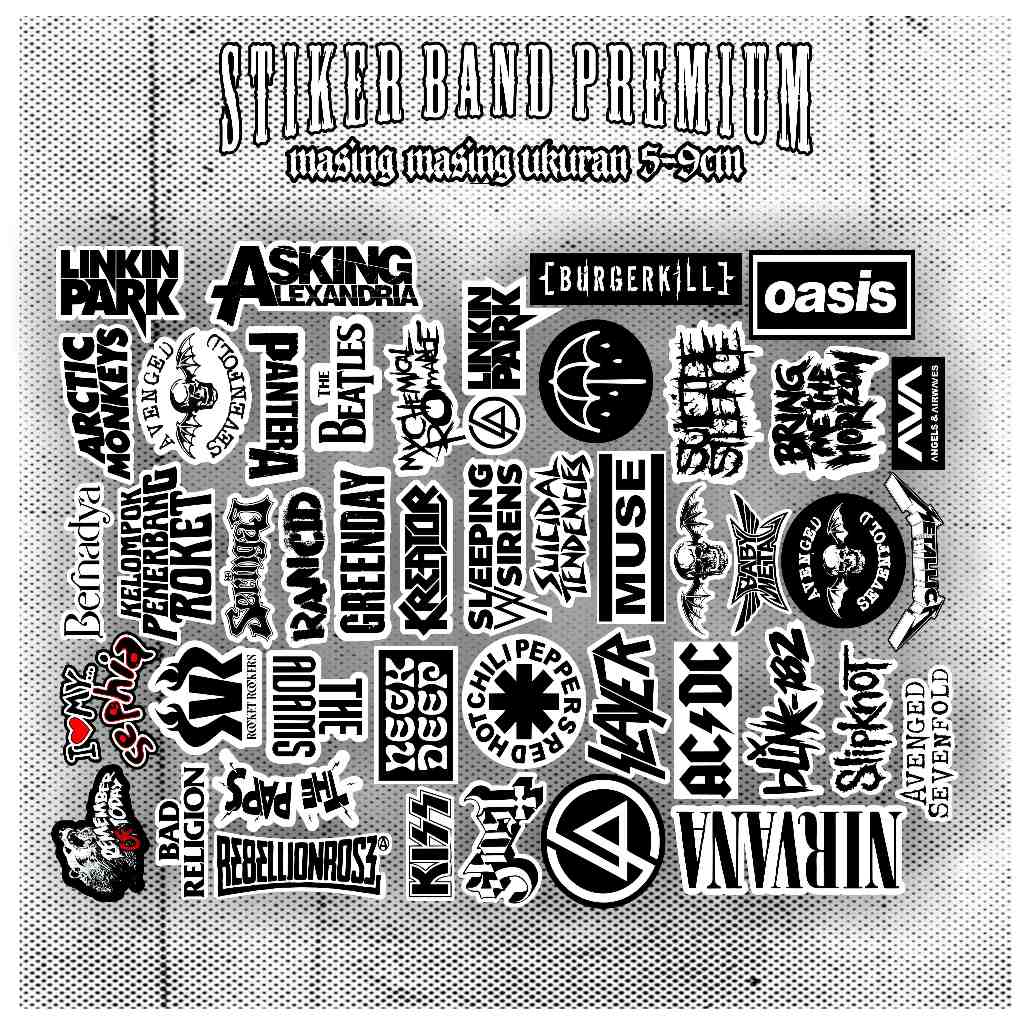 

Sticker Band Premium Skena Sticker Vinyl & Hologram Anti Air Dan Kuat Tahan Lama | Sticker Laptop Stiker HP Stiker Mobil Sticker Gitar Sticker Vinyl Anti Air