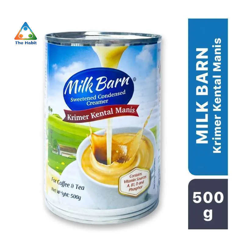 

(The Habit) Milk Barn Krimer Kental Manis Kaleng 500gr