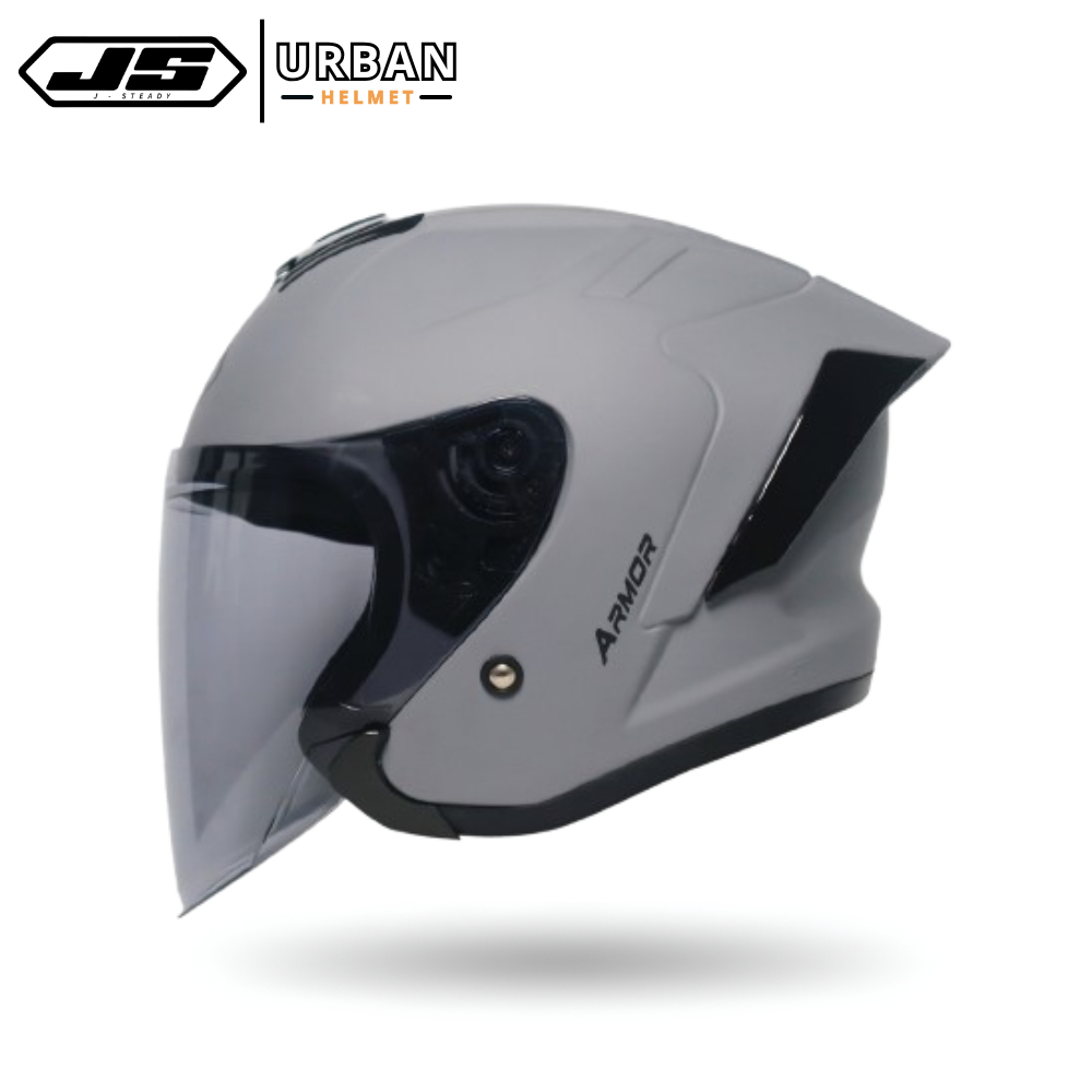 Helm Ori JS Armor Gorila Dof - Half Face Helmet - Helm Pria Keren Paket Ganteng sudah SNI