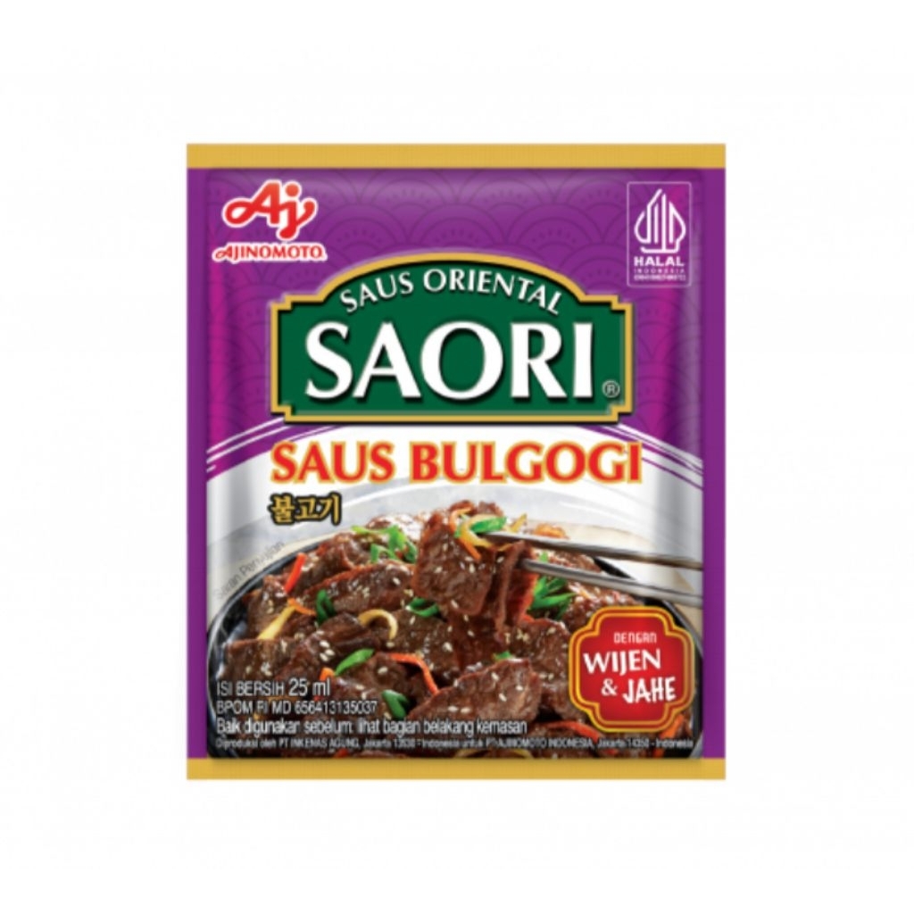 

Saori Saus Bulgogi Sachet 25ml