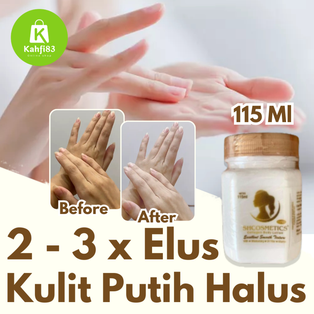 Bibit Collagen Shcosmetic Ori Handbody Lotion Obat Pemutih Badan Permanen BPOM 100% Original / Lulur