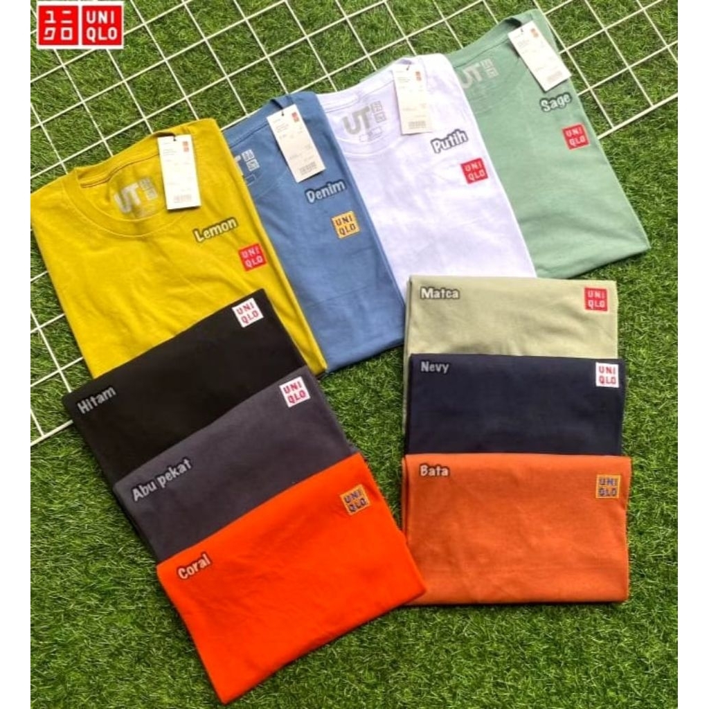 KAOS UNIQLO LENGAN PENDEK PRIA/WANITA UNISEX
