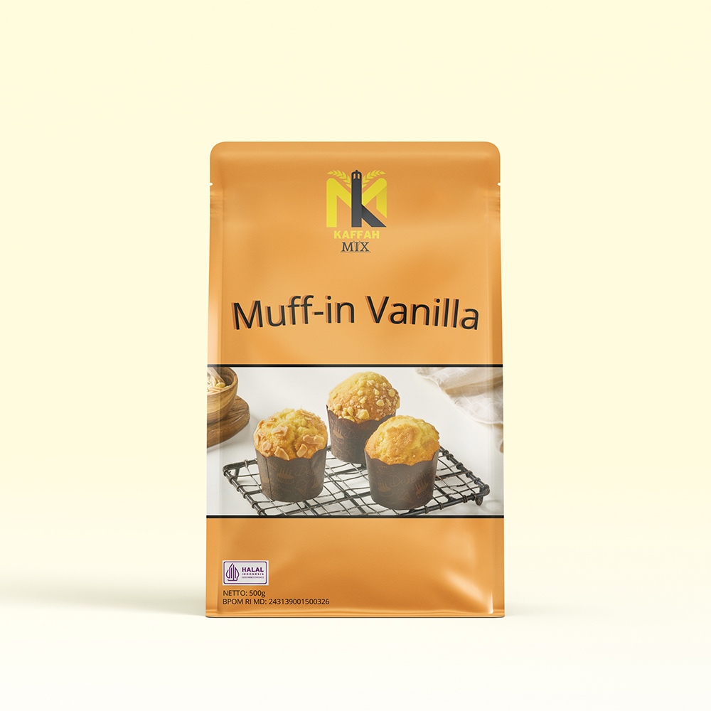 

Kaffah Mix Muff-in Vanilla Tepung Premix Muffin Vanilla 500 g