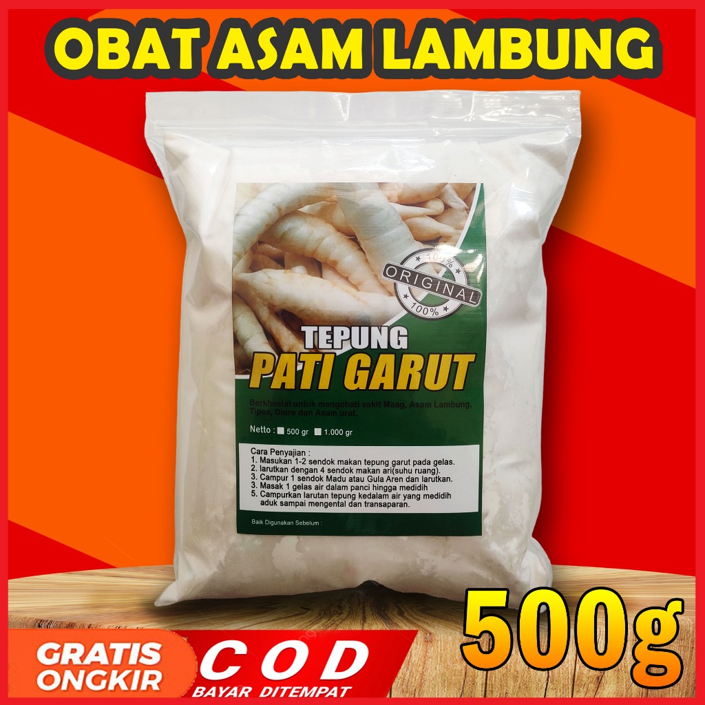 

TEPUNG PATI GARUT - Tepung Garut Asli 100% Organik | Obat Maag dan Asam Lambung