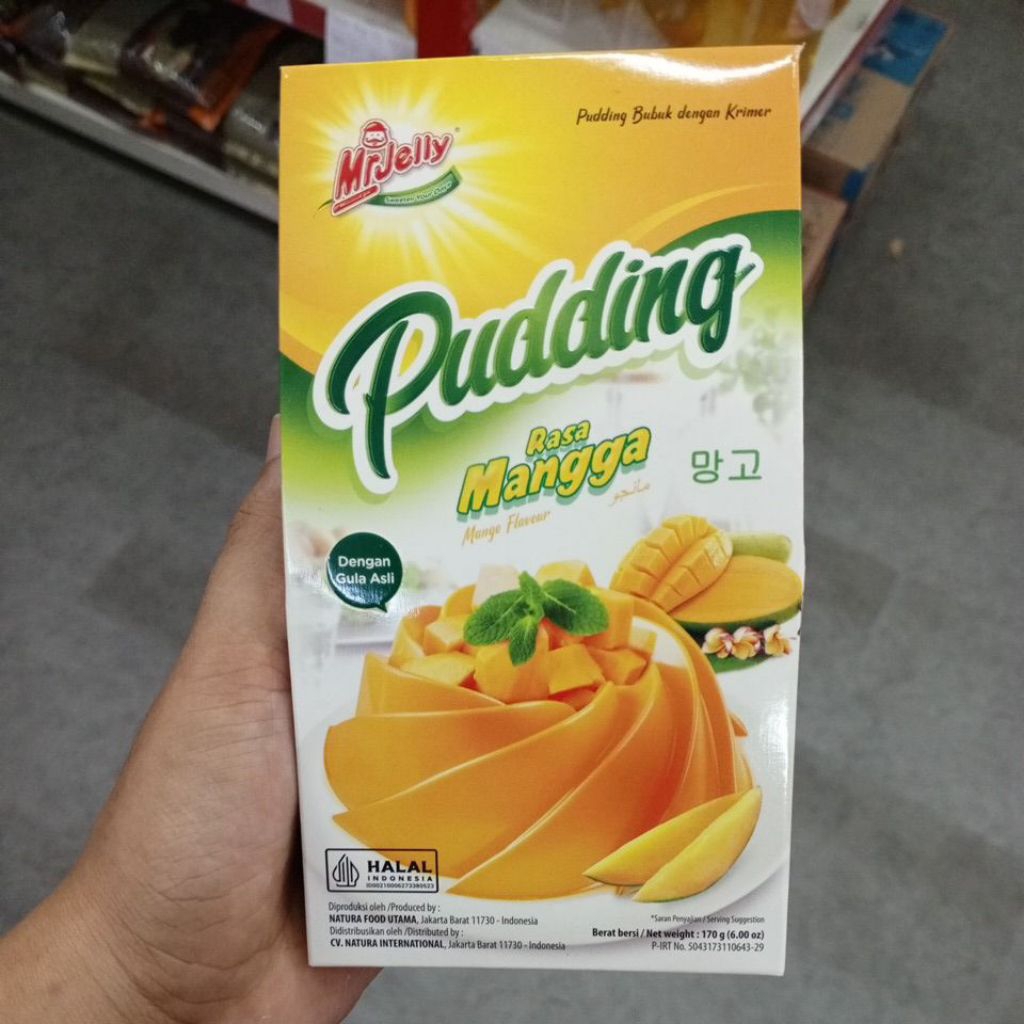 

Mr jelly pudding rasa mangga 145g