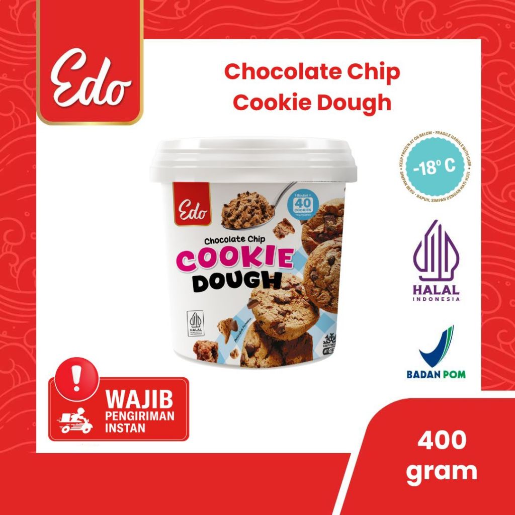 

Edo Cookie Dough Chocolate Chip