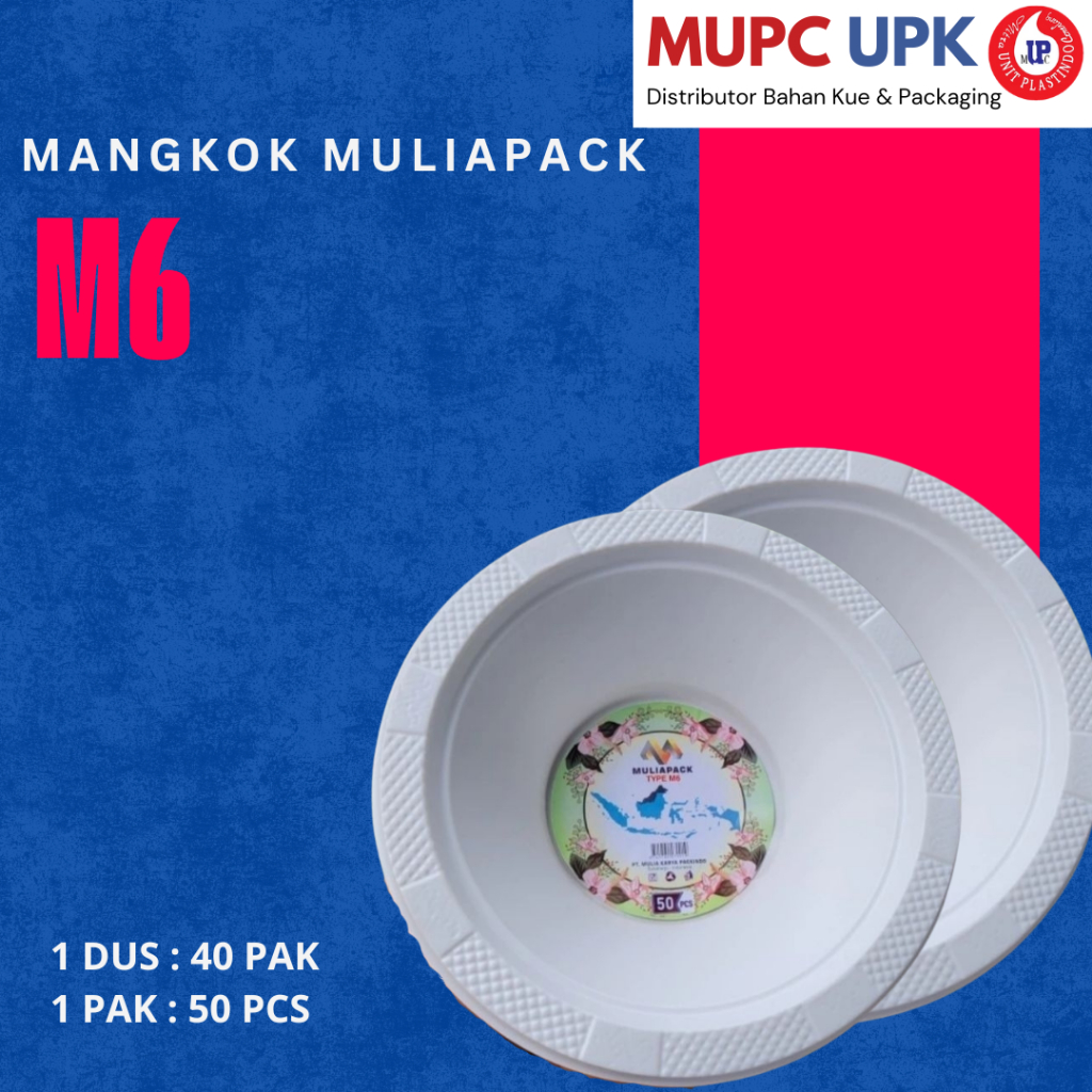 MANGKOK MULIAPACK M6 / MULIAPACK MANGKOK M6 / MANGKOK PLASTIK