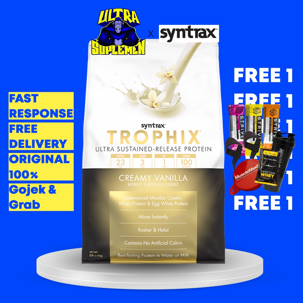 SYNTRAX TROPHIX 5lbs lb CASEIN ISOLATE WHEY PROTEIN