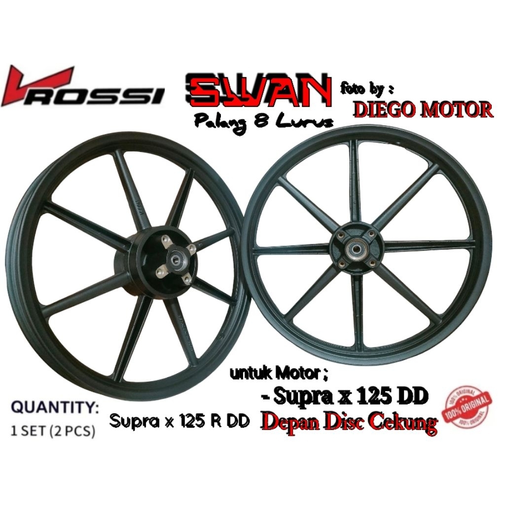 velg Supra 125 R DOBBLE DISC CAKRAM/velg racing vrossi supra x 125r dobble disc sepasang