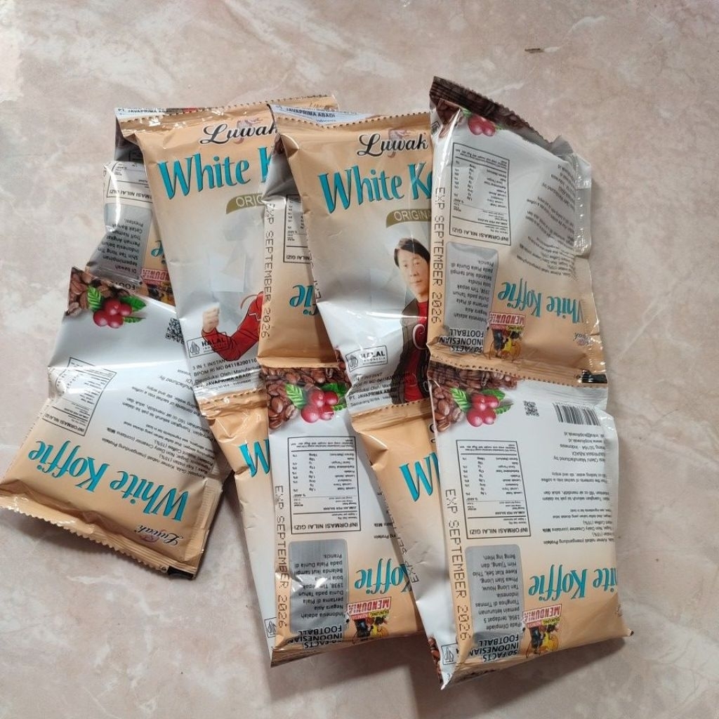 

Kopi Luwak white Coffe original 20g RENCENG ( ISI 10)