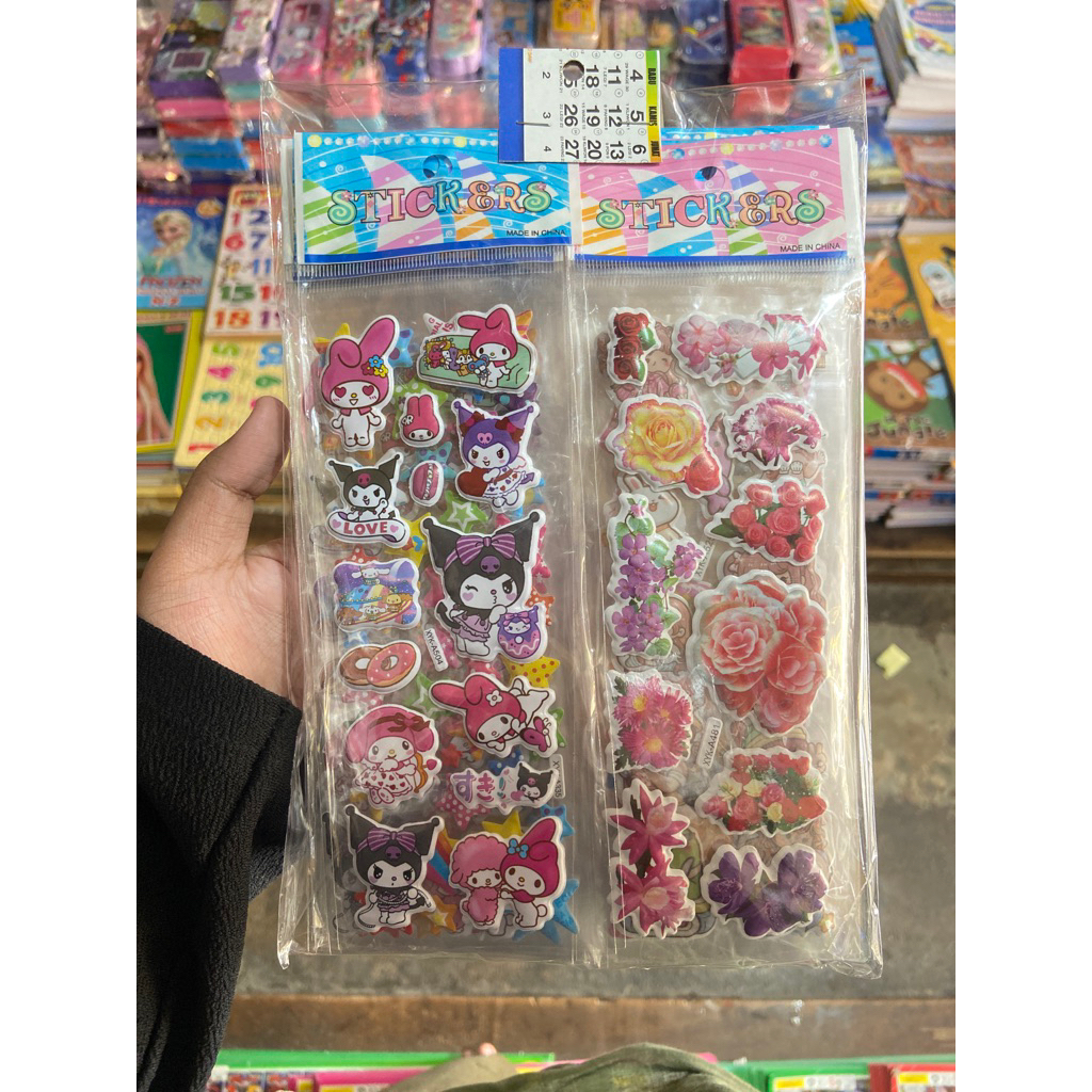 

Sticker karakter isi 20pcs