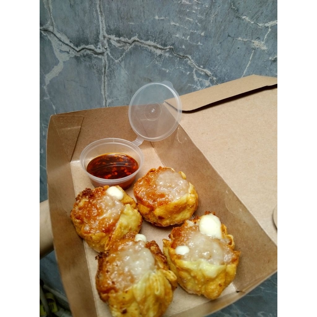 

Dimsum goreng isi keju lumer isi 4