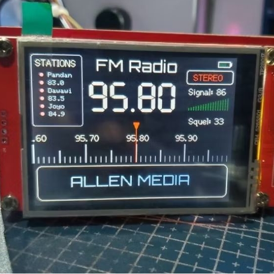 RADIO FM PENERIMA RECEIVER FM 65 -108 MHz TUNER KSE STEREO ANTI SPLET