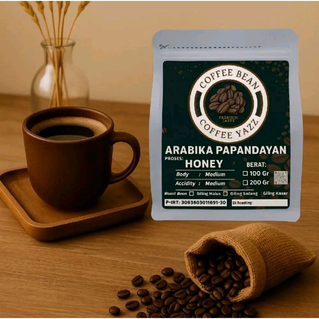 

Kopi Arabika HONEY Papandayan Garut|| 100 Gram