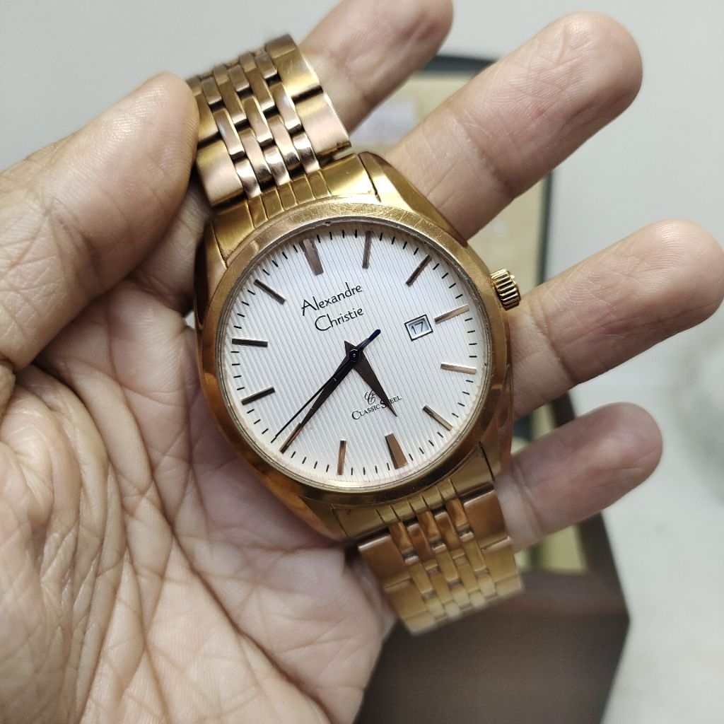 Alexandre Christie second cowo tipe 8403MD Rosegold