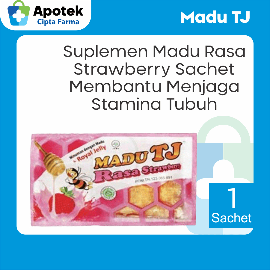 

Madu Tj Sachet Rasa Strawberry Madu Saset Royal Jelly Glucose Asam Sitrat Madu Daya Tahan Tubuh Stamina Panas Dalam Suplemen Kesehatan Tubuh