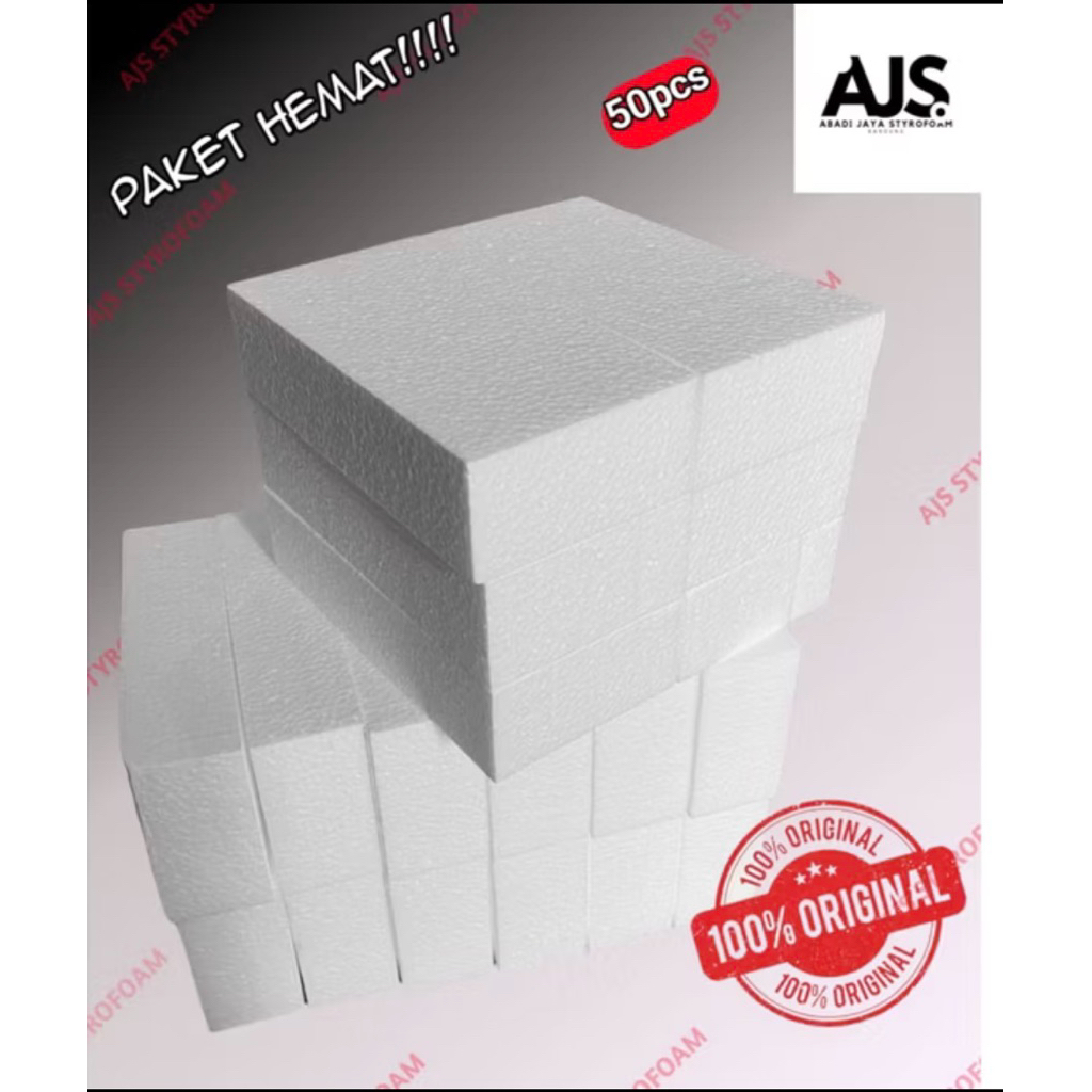 

Paket Hemat 50 pc Styrofoam Buket 20x10x5 | Styrofoam Oasis | Styrofoam Flower