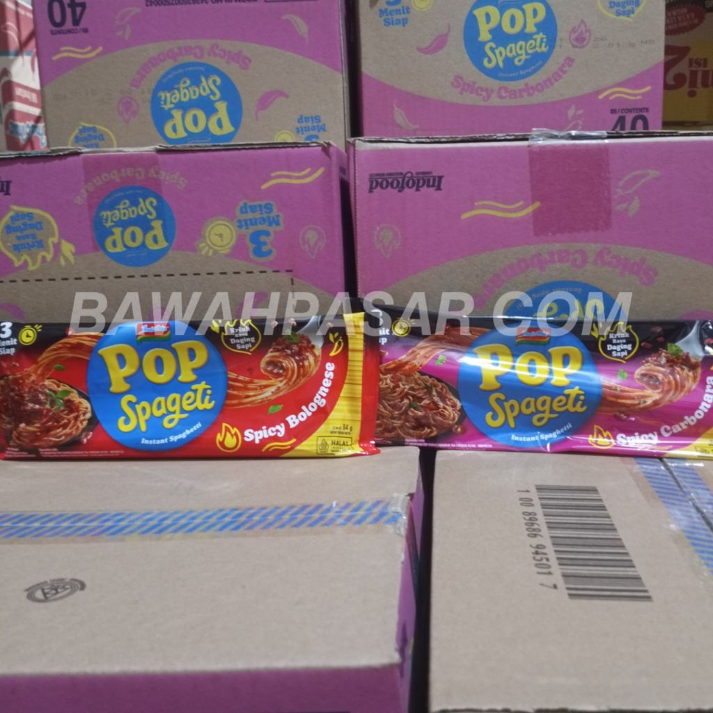 

Indomie / Pop | Spageti / Spaghetti | Carbonara / Bolognese | La Fonte Spaghetti