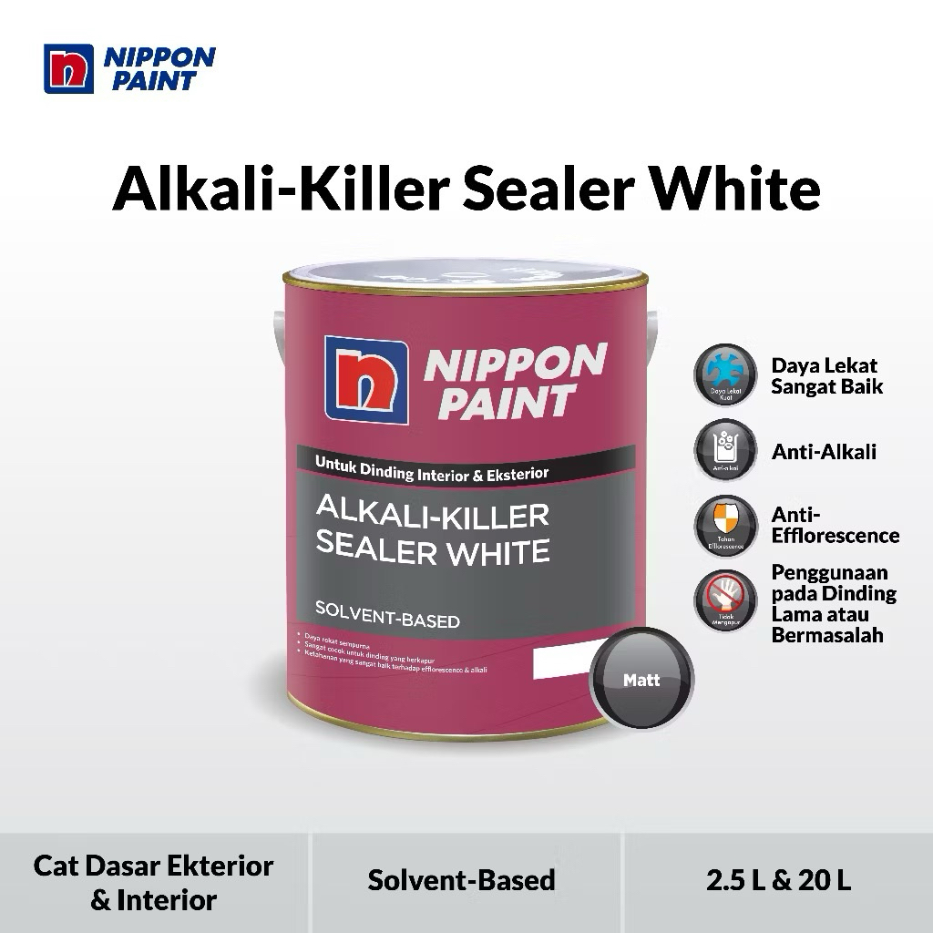NIPPON ALKALI-KILLER SEALER WHITE 2,5 LTR