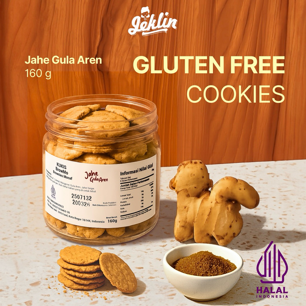 

Browmo Jahe Gula Aren | Cookies Gluten Free Snack