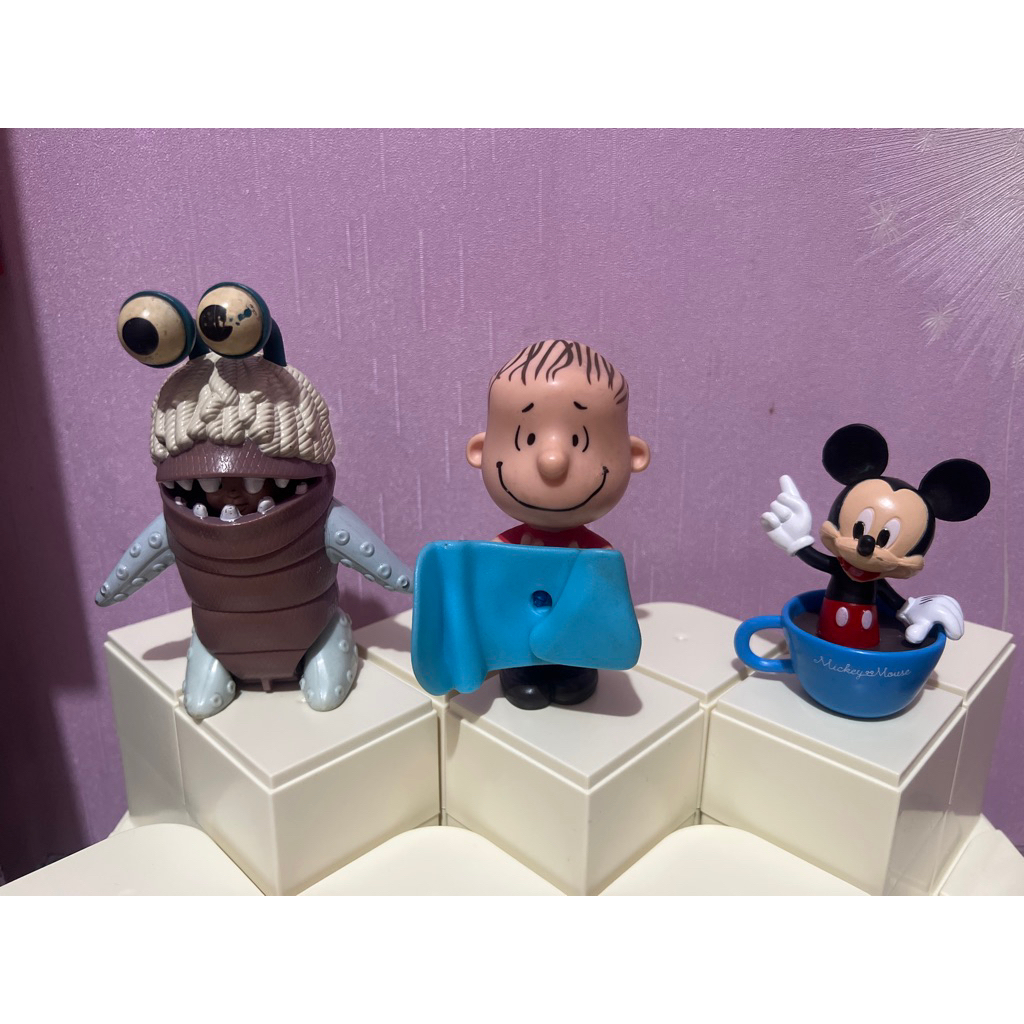 Figure toys snoopy mickey mouse monster inc