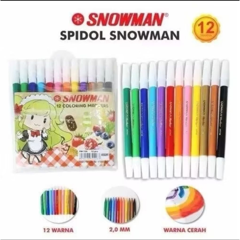 

Spidol warna Snowman